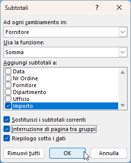 Come stampare una pagina per ogni valore univoco 1